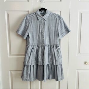 Madewell Light Blue Chambray Mini Dress, Size S
